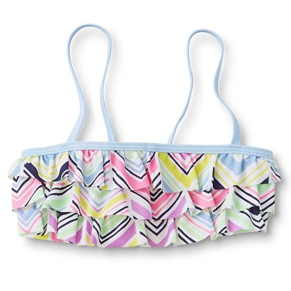 Chevron Swimsuit Joe Boxer Bikini XL 14/16 - Picture 2 of 3